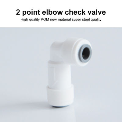 Household Water Filter Fittings Elbow Connector 2 Point Quick Connect