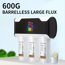 3 Stages Reverse Osmosis Water Filtration Gray Color Home 800 GPD