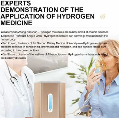 portable 900ml/min High Purity Hydrogen Oxygen Generator Inhalation Oxyhydrogen Therapy Machine For Health Care