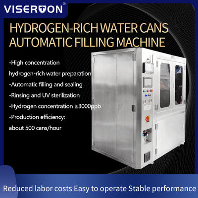 Anti Aging Multi Function Smart Hydrogen Rich Water Cans Automatic Filling Machine