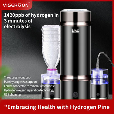 Portable Travel Home Office Hydrogen Inhaler Smart Hydrogen Rich Water Generator Cup