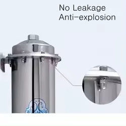 ODM Design 304 Stainless Steel Water Purification Dispenser with 0.01um Filter Cartridges