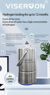 3L Hydrogen Locking Drum Stainless Steel Hydrogen Lock For Up To 12 Months