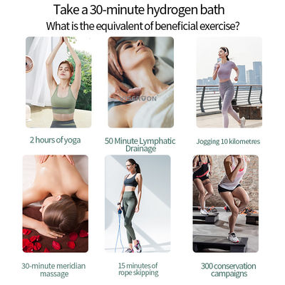 Multifunction PEM Hydrogen Bath Machine with 220V-50Hz/60Hz Input Voltage 4500-5000ppb