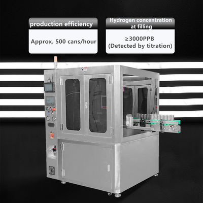 330ml Cans Hydrogen-rich Water Filling Machine with Automatic Filling Method