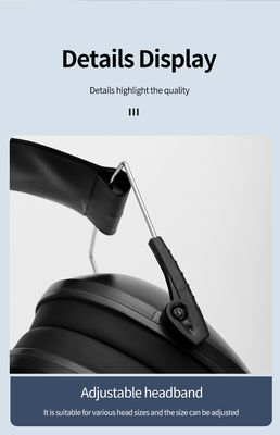 Hydrogen-absorbing Ear Muffs and Adjustable Padded Headband for Personalized Comfort