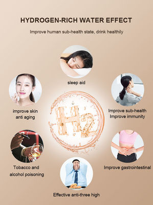 Long-Lasting RO Life Cycle Household Hydrogen Rich Water Machine Purifier T3H with PPF PAC RO Resin Filtration Cartridges