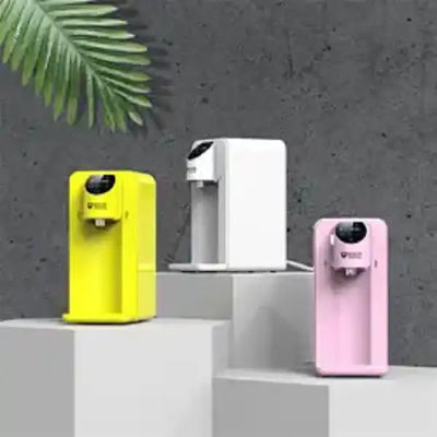 Smart hot cold tankless hydrogen water dispenser 75G desktop water purifier homeuse