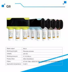 Under Sink Reverse Osmosis Dispenser Automatic Water Softening Purifying