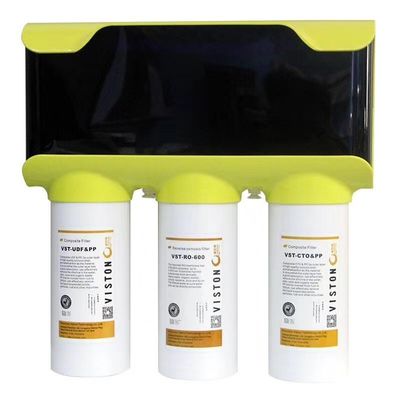 3 Stages Reverse Osmosis Water Filtration Gray Color Home 800 GPD