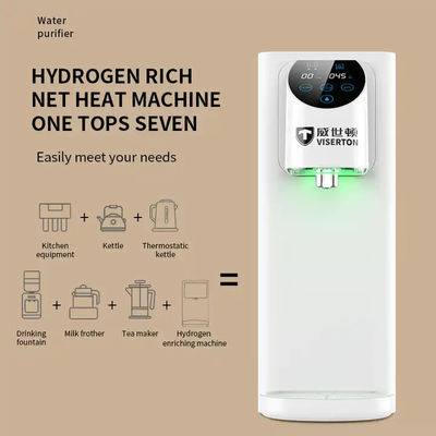 Disinfectant Instant Hot Hydrogen Water Dispenser Machine with PP Carbon RO/UF Cartridges
