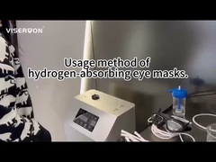 This is the connection operation of the hydrogen inhalation eye mask